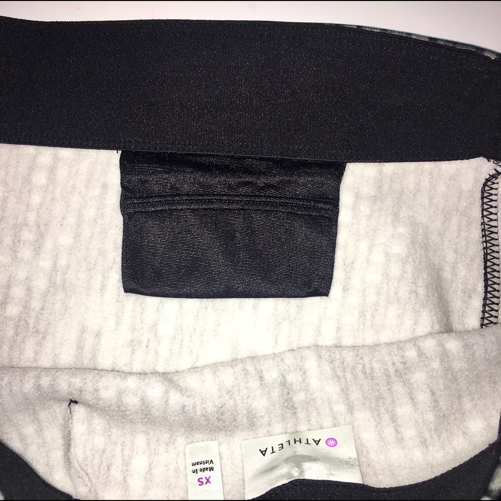NWT Athleta Chevron Tech Stretch Fleece Skirt - Picture 7 of 8